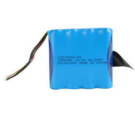 14.4V 3350mah ICR 18650 4S battery pack